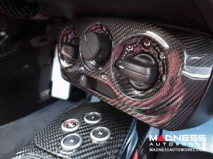 Alfa Romeo 4C Climate Control Cover - Carbon Fiber - Red Candy Alfa Romeo 4C Climate Control Cover - Carbon Fiber - Red Candy
